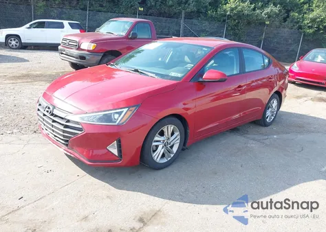 2019 Hyundai Elantra Sel from USA, damaged, VIN 5NPD84LF2KH473048